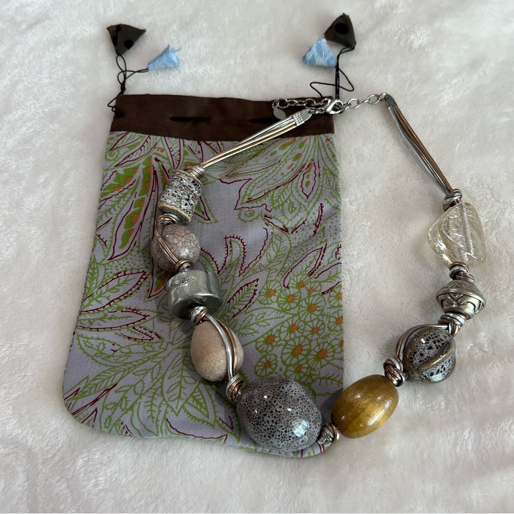 Elegant Multi-Color Beaded Necklace
